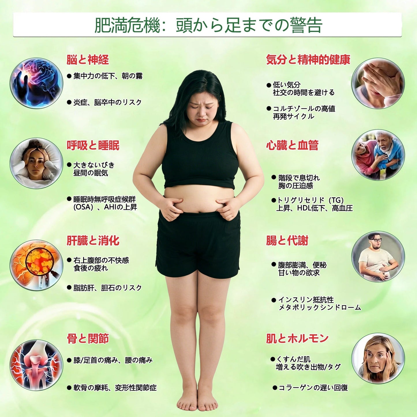 👍👍公式旗艦店 /BSWELL®＆NAD+ 10-in-1 ナノ強化フォーミュラ — 肥満、肌のたるみ、糖尿病、睡眠時無呼吸症候群、関節の悩み、その他健康上の懸念にアプローチ